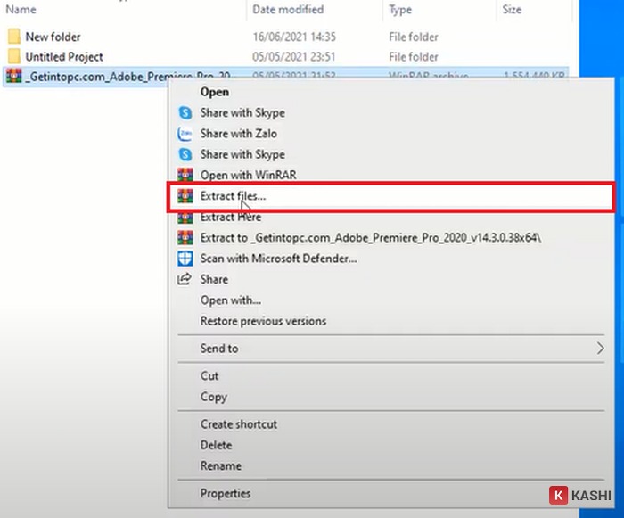 Cài đặt Adobe Premiere Pro CC 2020