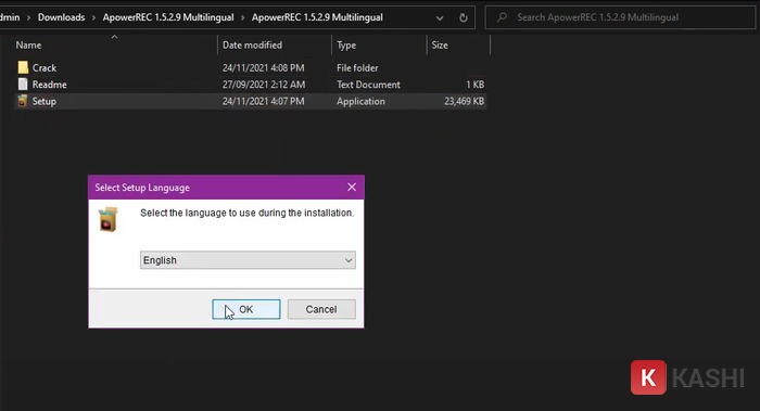 Cài đặt ApowerREC