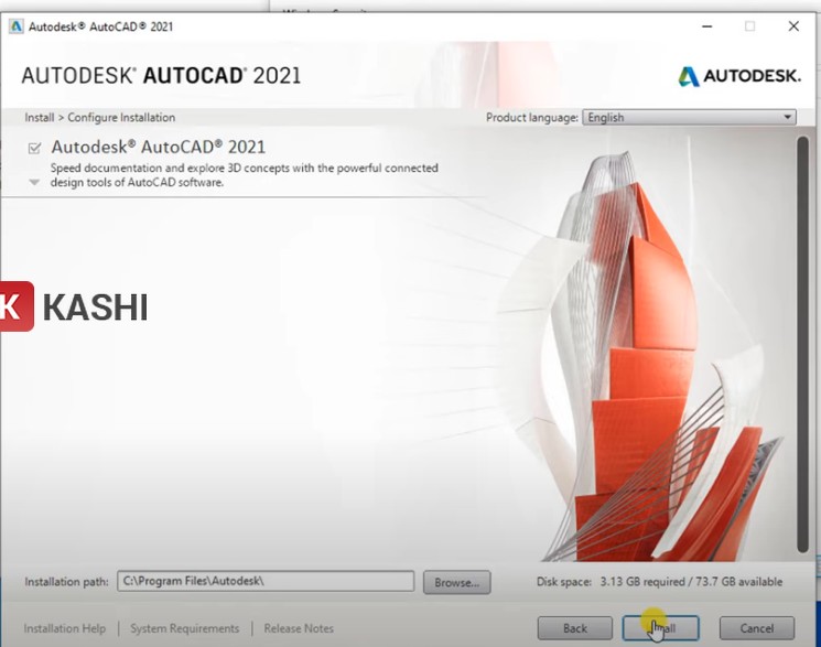 Nhấn “install”.