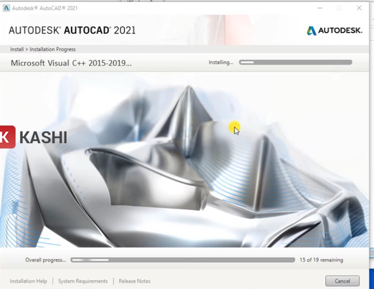 Chờ cài đặt hoàn tất.