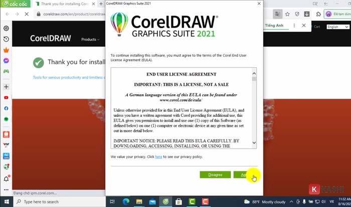 Đồng ý điều khoản