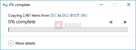 Quá trình tạo USB DLC Boot