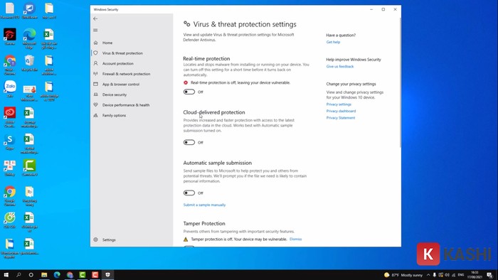 Tắt Windows Defender