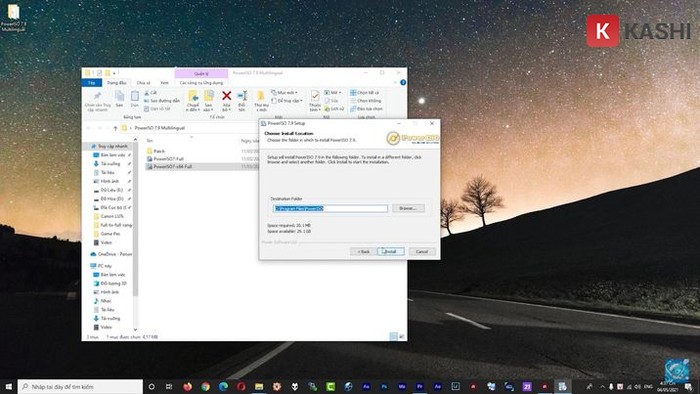 Cài đặt PowerISO