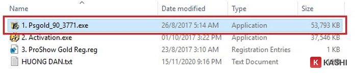 Cài đặt Proshow Gold