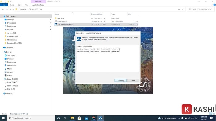 Click Install