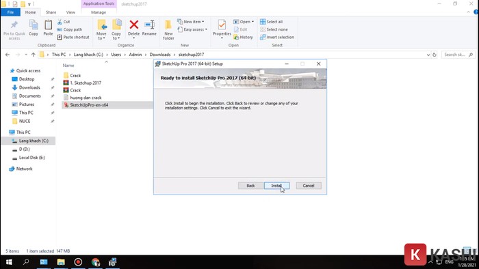 Chọn “Install”