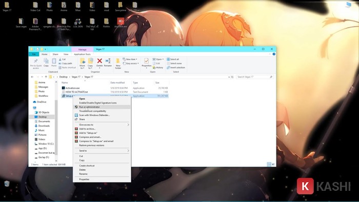 Chọn Run as administrator 