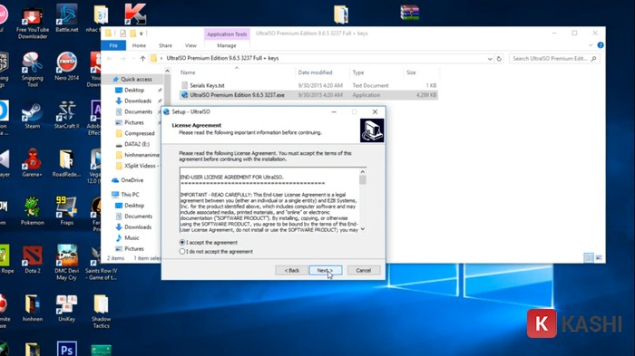 Sau đó nhấn “Next”