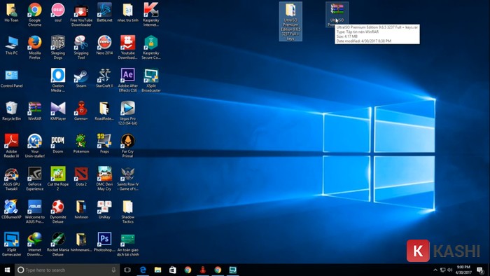 Click vào file vừa tải về để giải nén