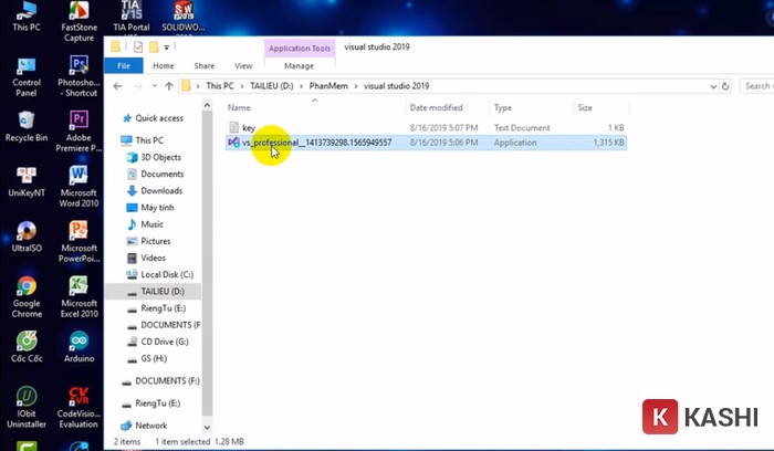Mở file "vs_professional_1413739298.1565949557"