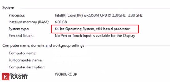 Hộp thoại System