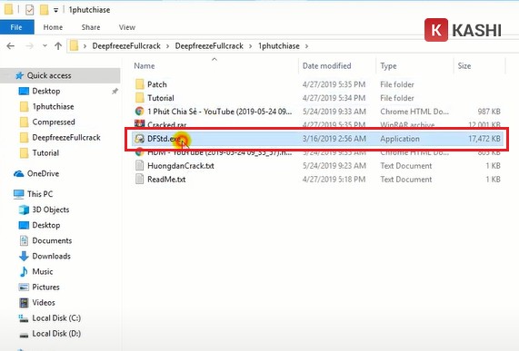 Chạy tệp cài đặt