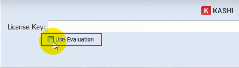 Tick vào ô Use Evaluation