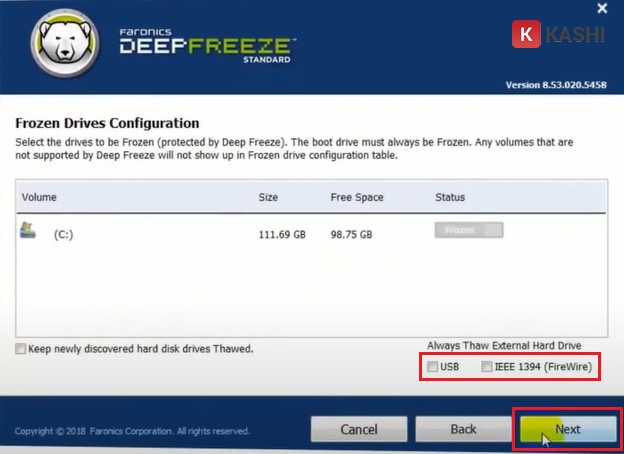 Chọn nơi lưu trữ