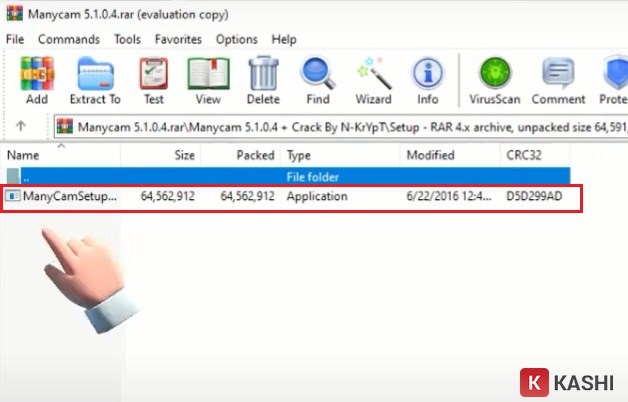 Chạy file cài đặt