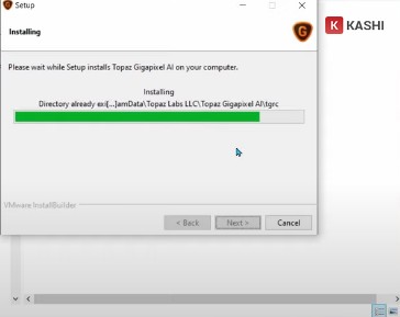 Đang chạy cài đặt