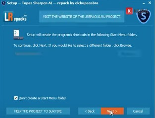 Nhấn chọn “Next”