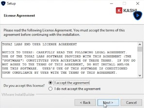 Tick "I accept the agreement"