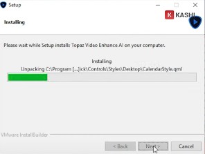Quá trình cài đặt Topaz Video Enhance AI