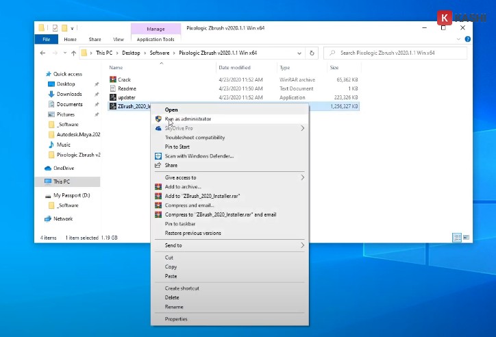 Chạy file cài đặt