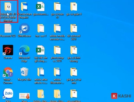 Mở thư mục đã giải nén