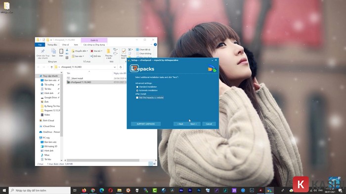 Bỏ chọn Visit the website