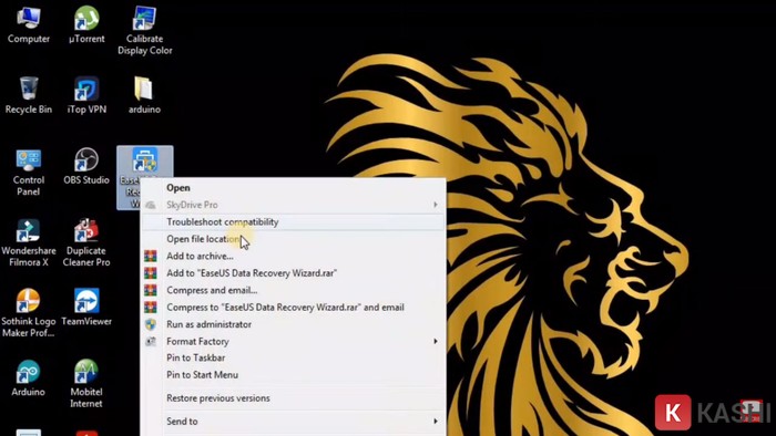 Mở file cài đặt