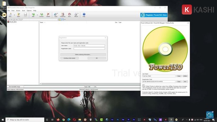 Nhập key kích hoạt