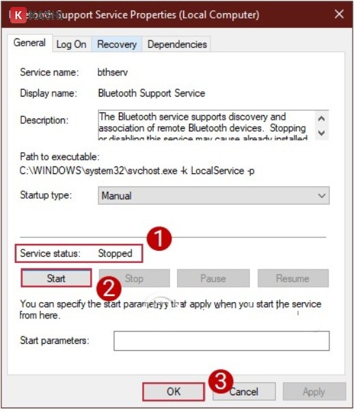 Kiểm tra trạng thái