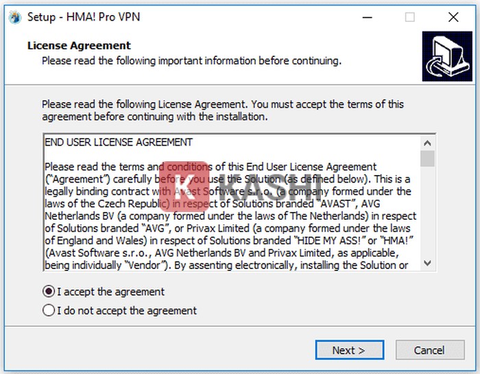 Chấp nhận điều khoản 