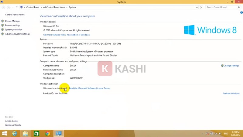 có dòng chữ như hình thì phần mềm chưa phiên bản