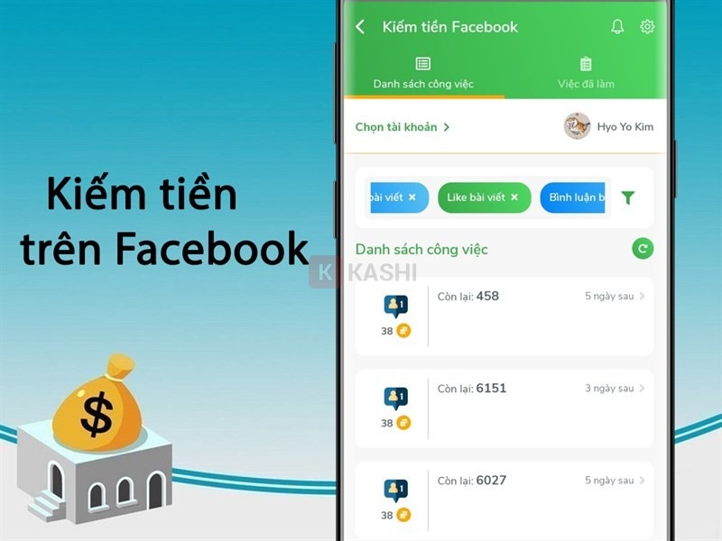 App Hana kiếm tiền trên TikTok
