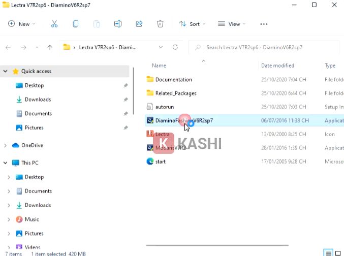 Chạy cài đặt DiominoFashion V6R2