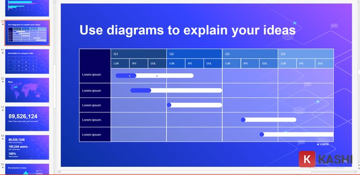 Mẫu PowerPoint báo cáo chủ đề công nghệ