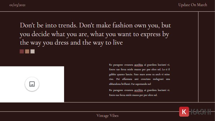 Cách trình bày tinh tế