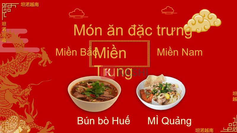 Mẫu PowerPoint giới thiệu văn hóa ẩm thực