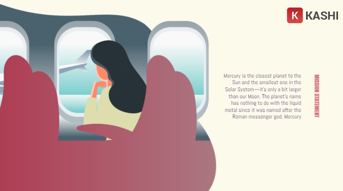 Phối màu độc đáo trong mẫu Travel Agency