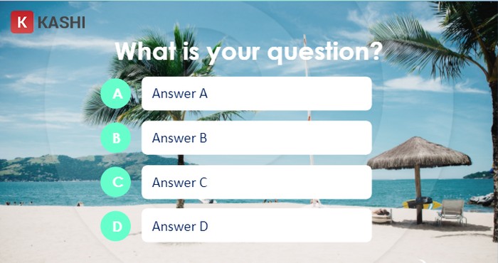 Background là màu xanh chủ đạo