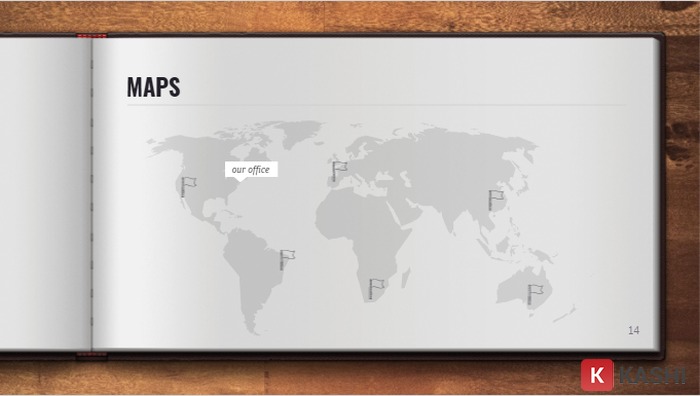 Slide khá đơn giản mà không kém phần tinh tế