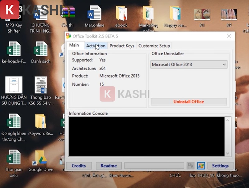 Kích hoạt phần mềm