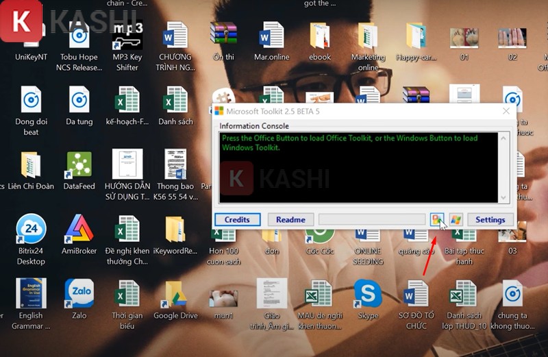 Chọn biểu tượng Office