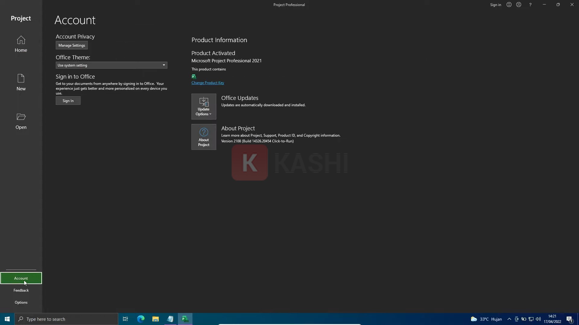 Kiểm tra cài đặt