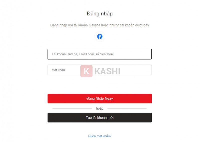 đăng nhập tài khoản của mình và điền các thông tin cá nhân liên quan