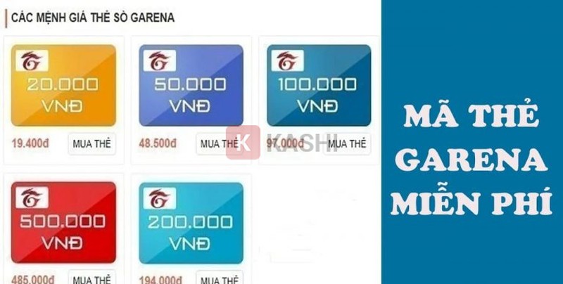 Nhận thẻ qua app