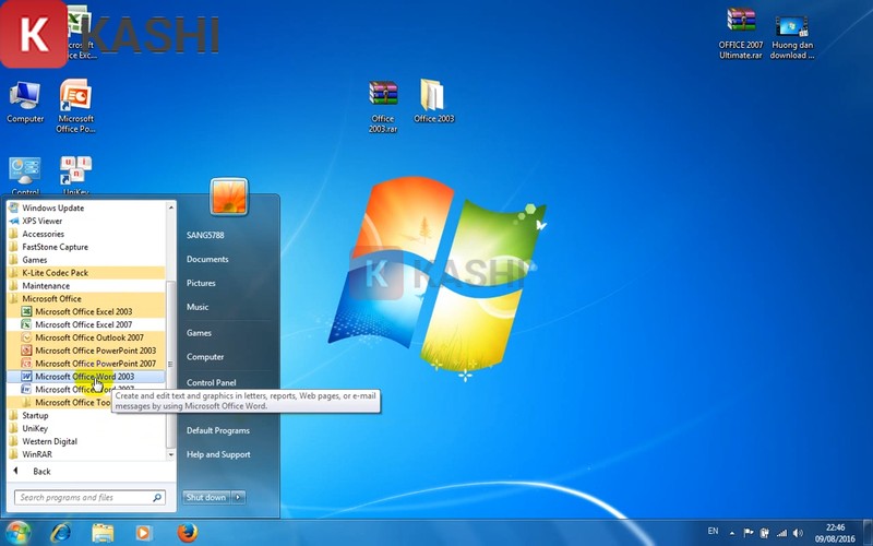 Kích hoạt Office 2003