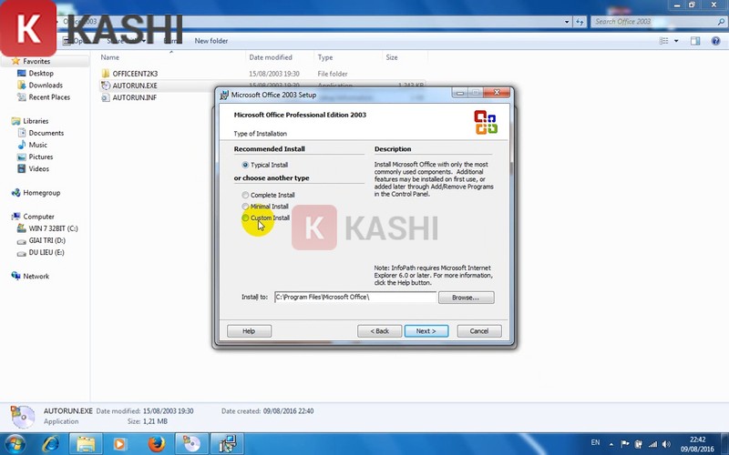 Tùy chỉnh cài đặt