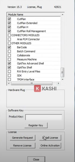 Nhấn "Install License"