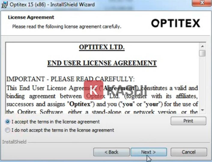 Chấp nhận điều khoản phần mềm