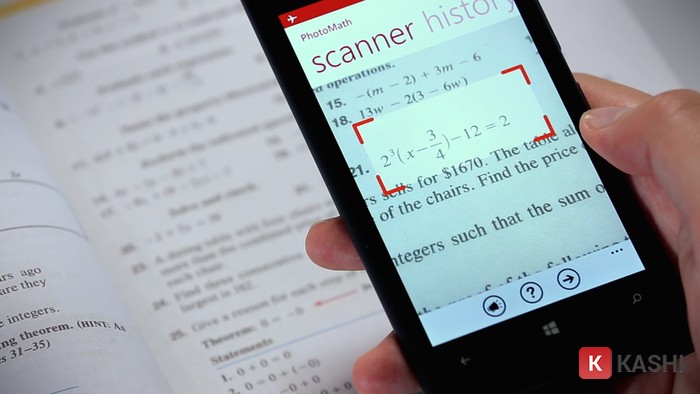 Ứng dụng giải toán bằng camera